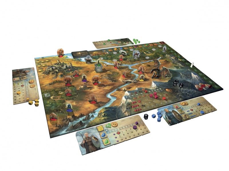 Andor - spoločenská hra - hracia plocha